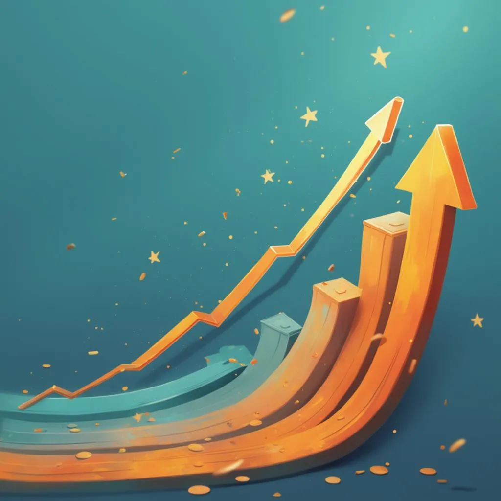 Ícono crecimiento